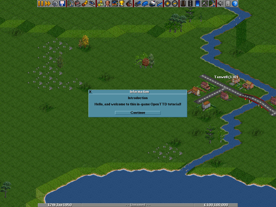 Using a Game Script, and... Using a Game Script, and a pre-designed scenario, it is possible for anyone to create an in-game tutorial. This screenshot shows the “Beginner Tutorial”. Click Play Scenario in your main menu and then use the Check Online Content button to download the tutorial.